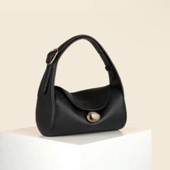 本革レザーワンハンドルバッググレージュCAFUNEカフネDrop Duffel