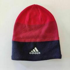 美品 adidas ニットキャップ ビーニー メンズ フリーサイズ54-57cm