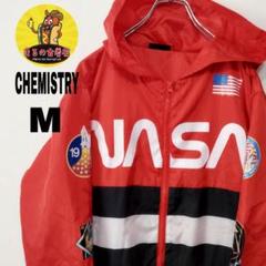 usa古着 CHEMISTRY ナイロンジャケットM　レッド