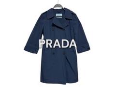 PRADA ネイビー トレンチコート スプリングコート 2025年最新】PRADA レディース トレンチコート・スプリング