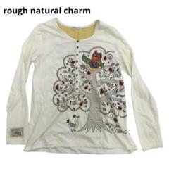 rough natural charm Tシャツ コットン100 ホワイト M