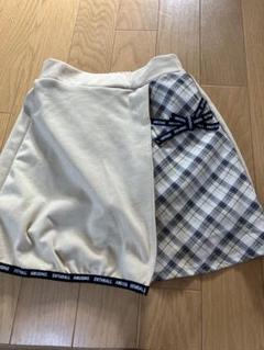 新品　120 スカート　キュロット　インナーパンツ付き