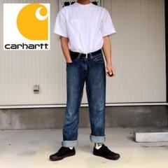 【カーハート】W33 メキシコ製 柔らか デニムパンツ ジーンズ 90s 古着