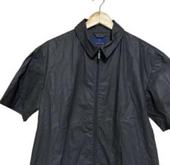 青タグ MONCLER モンクレール 半袖ジップシャツ サイズ4 ブラック