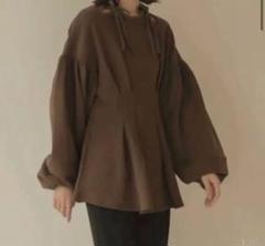 【試着のみ】eaphi volume sleeve sheer blouse m12581069413_1.jpg?1726396764