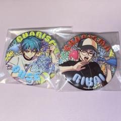 の*ん様 カリスマ 2周年カフェ ポップアップ缶バッジ 草薙理解×50 カリスマ 草薙理解 メタリック缶バッジ RAP BATTLE BLEAK Ver