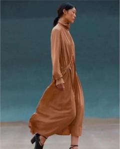 LEMAIRE 22SS プリーツシャツドレス　36 LEMAIRE 22SS プリーツシャツドレス36