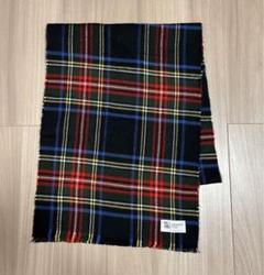 【美品】【希少】ジョンストンズ カシミヤ　旧タグ　BLACK STEWART 美品】【希少】ジョンストンズ カシミヤ 旧タグ BLACK STEWART