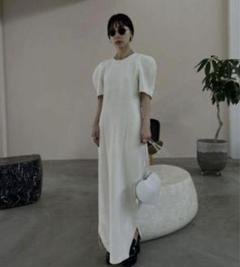 アメリ LONG COAT LIKE BELT DRESS