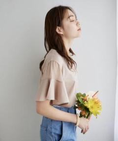mysty woman シアーショルダープルオーバー　半袖Tシャツのサムネイル