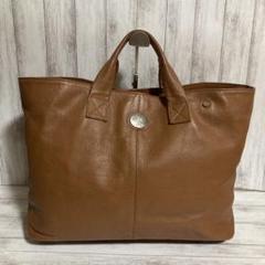 オロビアンコ　トートバッグ　茶系　オールレザー　SAC’S BAR別注