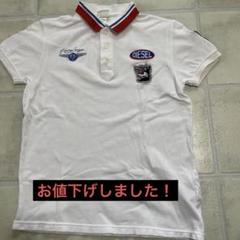 DIESEL 刺繍ポロシャツ ホワイト　12Ｙ