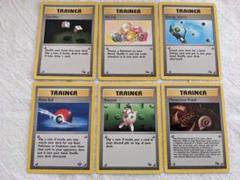英語版初期　ポケモンカード　trainer トレーナーカード　6枚セット
