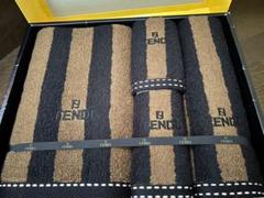 フェンディバスタオルセット FENDI (フェンディ) タオルセット バスタオル1枚・フェイス