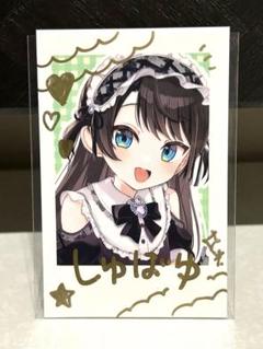 ホロライブ　ホロクル　大空スバル　箔押し風チェキ