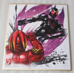 ジョーカー　vs ヒート・ドーパント　色紙　【仮面ライダー】