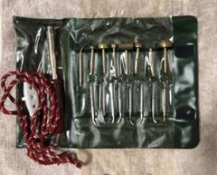新品 アートフラワーコテ先 ネジ式 15点セット 造花（アートフラワー）用の電熱型コテセット さしこみ式｜文化