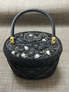極美品 総ビーズ バッグ LUMY ルミー はしもと ビーズ パーティバッグ レトロ ビーズバッグ 2個 ルミーはしもと Lumy パーティバッグ
