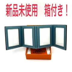 未使用】HERMES ミニフォトケース ミニフォトフレーム ブラック