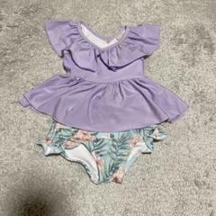 petit main 女の子 水着 タンキニ 90cm