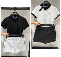 PXG ゴルフ ウェア レディース ポロシャツ ショートパンツ 上下2点セット