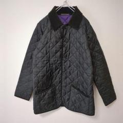 トラディショナル ウェザーウェア 中綿 キルティングジャケット コート 黒 40
