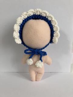 ぬいぐるみ用　ヘッドドレス ボンネット　かぎ針編み