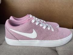 【美品】NIKE SB ピンク スニーカー 23cm Nike SB Dunk Low 
