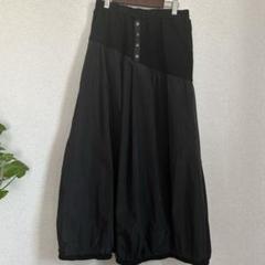 ヤマダヤ LASUD バルーンロングスカート 黒 ボタン付き - メルカリ