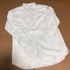 UNIQLO U ストライプシャツ　ブルー　ユニクロユー　Sサイズ