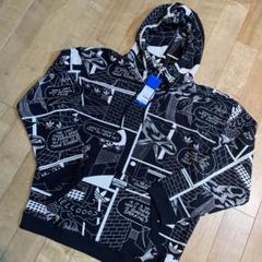 新品未使用　adidasオリジナル　グラフィックプリント パーカー M