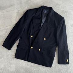 KEITH LONDON 紺ブレザー ダブルブレスト 金ボタン ウール