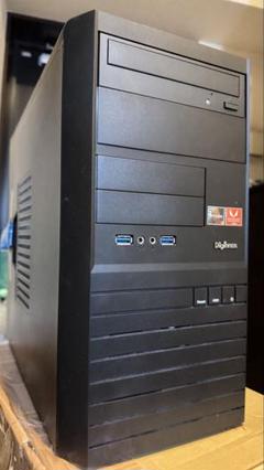 Diginnos mATX PCケース 電源、DVDドライブ付き
