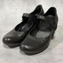 美品　カンペール　CAMPER (38) レザーパンプス　メリージェーン　黒 美品 カンペール CAMPER (38) レザーパンプス メリージェーン 黒