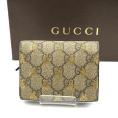 ✨新品未使用✨　GUCCI ミニ財布　蜂　GGライン　GG柄　インターロッキング