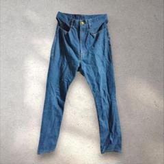 1256 mercibeaucoup,メルシーボークーサスペンダー風デニムパンツ 1256 mercibeaucoup,メルシーボークーサスペンダー風デニム