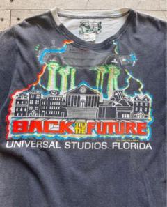 【90s】バック・トゥ・ザ・フューチャー タイダイ柄 プリントTシャツ 実寸:L W24】レア 90s BACK TO THE FUTURE 総柄 タイダイ ビンテージ T
