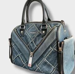 diesel ボストンバッグ DIESEL デニム ボストンバッグ - メルカリ