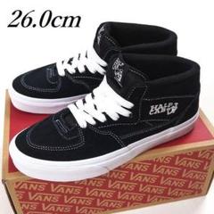 新品 VANS HALF CAB ハーフキャブ スウェード USA 紺 26cm