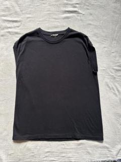 AURALEE オーラリー定番ノースリーブTシャツ黒 サイズ1