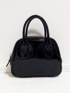 エバゴス ebagos カバン　エナメル 黒ミナペルホネン コムデギャルソン エバゴス ebagos カバンエナメル 黒ミナペルホネン コムデギャルソン