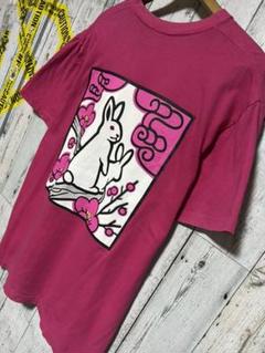 【レア】 #fr2 梅 Tシャツ 浮世絵 ピンク 梅 #FR2 smoking kills ロンT Tシャツ 禁煙推奨 ピンク - メルカリ