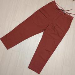 UNLIMITED ABILITY/七分丈カーゴパンツ Size M レッド系