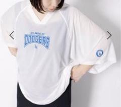 未使用。LEPSIMドジャース シアープリント 5分袖Tシャツ　今だけお値下げ‼️