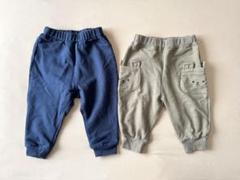 【1度のみ使用】くまさんポッケ　ベビーパンツ　アカチャン本舗　80 2本セット