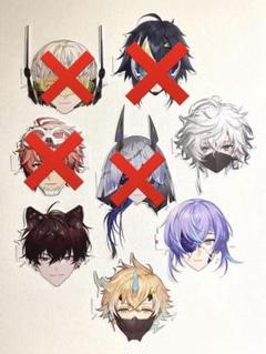 にじさんじ　HEROS AGF お面　特典　ハーフアニバーサリー　ハフアニ NIJISANJI ＆ NIJISANJI EN HEROES Half Anniversary」グッズ