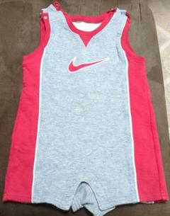 Nike ロンパース 70サイズ グレー/レッド