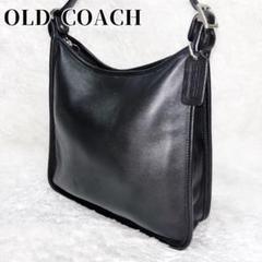 OLD COACH ショルダー バッグ グラブタンレザー USA製 ブラック