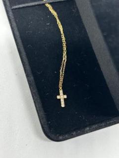 大人気新品をすべて AHKAH アーカー 十字架ペンダントネックレス ゴールドトーン アクセサリー