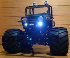 田宮タミヤXBフルセットワイルドウイリーバッファロー号仕様LEDライト付未走行車 田宮タミヤXBフルセットワイルドウイリーバッファロー号仕様LED